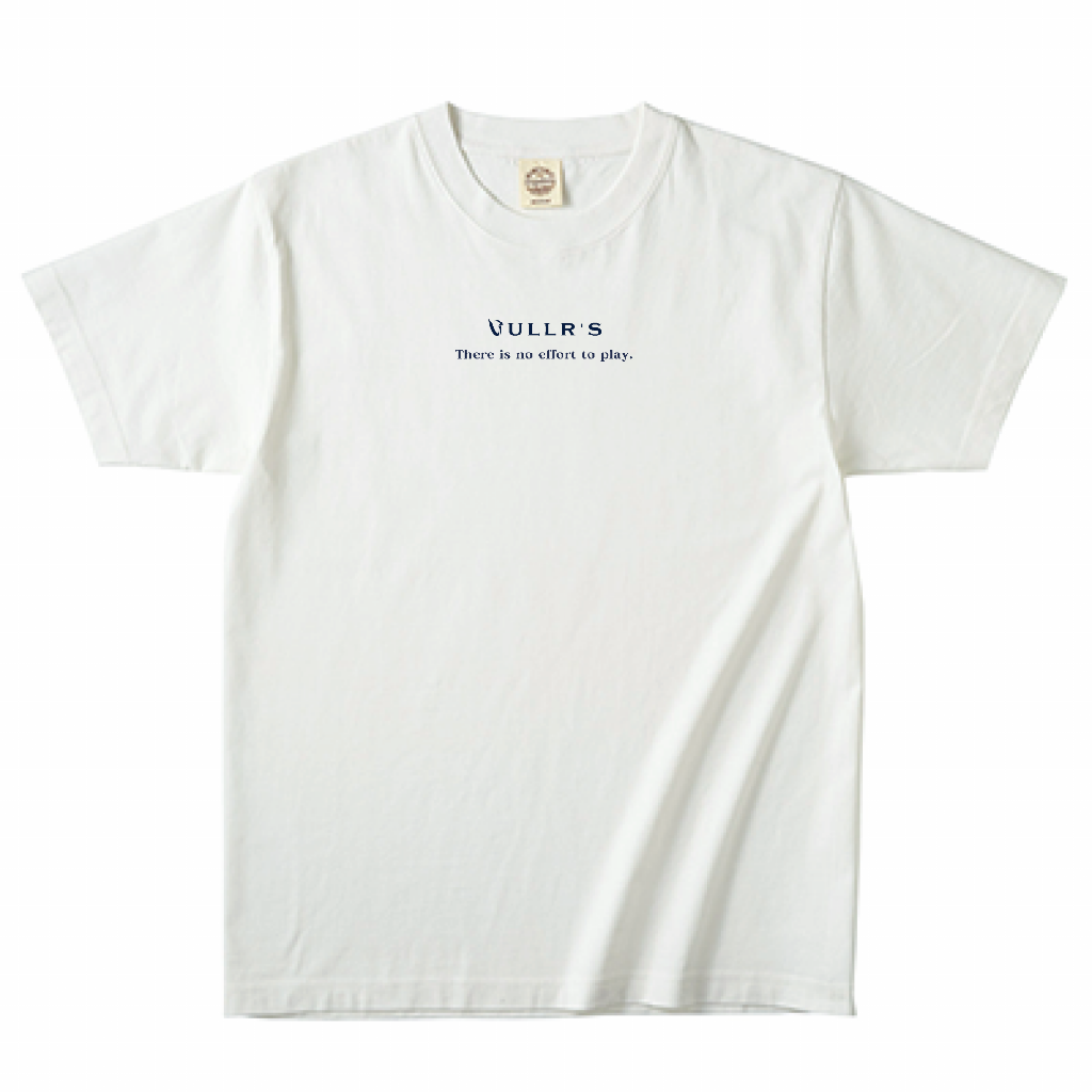 ULLR'S  Tシャツ white 半袖 オーガニックコットン 001